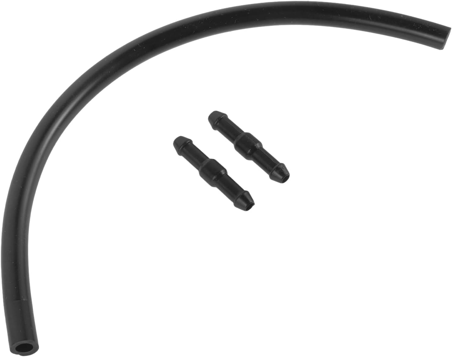 Generic 20cm Universal Windshield Washer Hose Repair Kit with Connectors for T5 Transporter, Black Fluid Hose Set for Car Window Cleaning and Maintenance