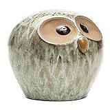 Alfresco Home Ceramic Owl Figurine, Medium