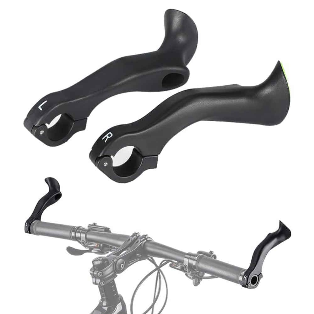 XKINTCS Handlebar Ends for Diamondback Overdrive 2 29 2023 with Hinged Clamp for Easy Installation Without Removing Grips,B-Long handle-Normal