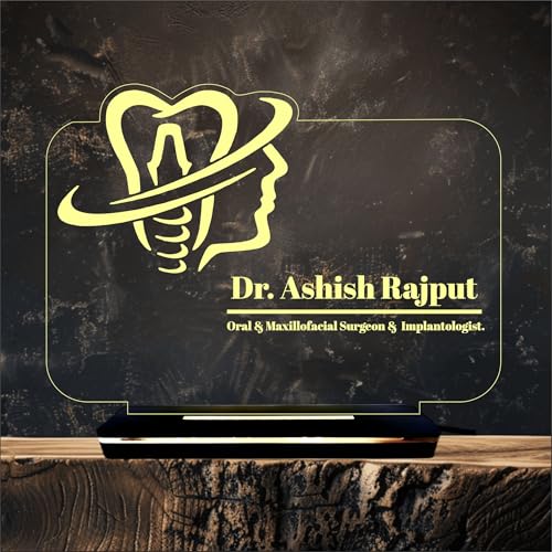 DON'T JUDGE ME CUSTOMISED Doctor Lamp with Doctors Name and Design | Personalized Gift for Doctors (Warm White Color LED Light) (Kidney)