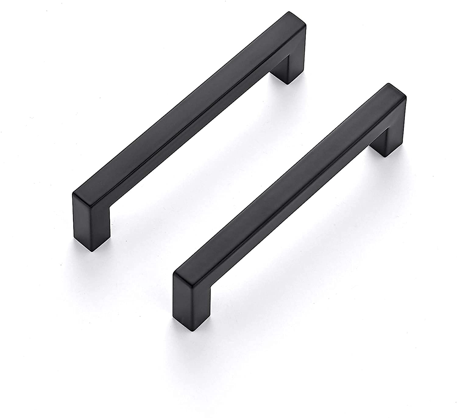 Ravinte 32 Pack 5 Inch Kitchen Square Cabinet Handles Matte Black Cabinet Pulls Black Drawer Pulls Kitchen Cabinet Hardware Kitchen Handles for Cabinets Cupboard Handles Drawer Handles
