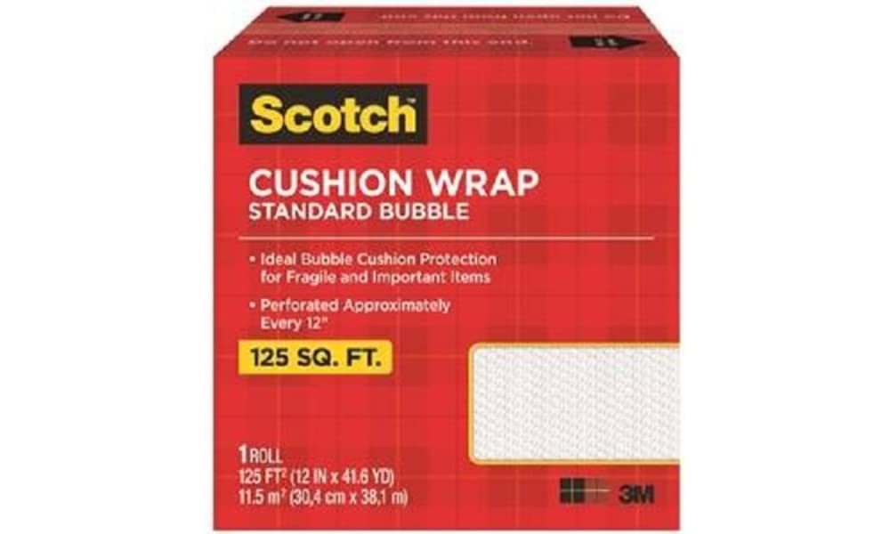 Photo 1 of Scotch Cushion Wrap, 12 in x 125 ft., 1 Roll in a Dispensered Box (7962)