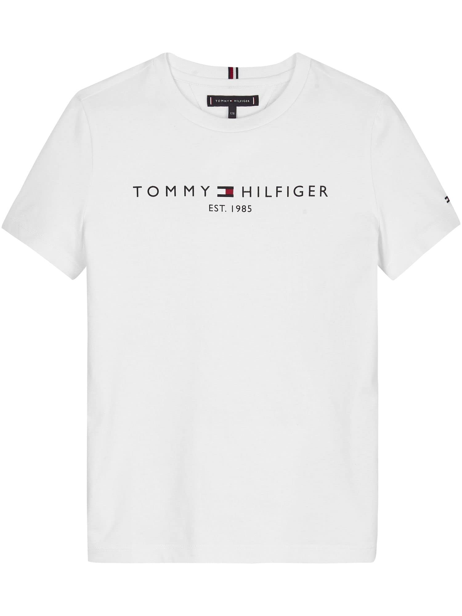 Tommy Hilfiger Kinder Unisex T-Shirt Kurzarm Essential Tee Rundhalsausschnitt