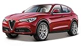 Bburago B18-21086 1:24 Alfa Romeo Stelvio, Rouge