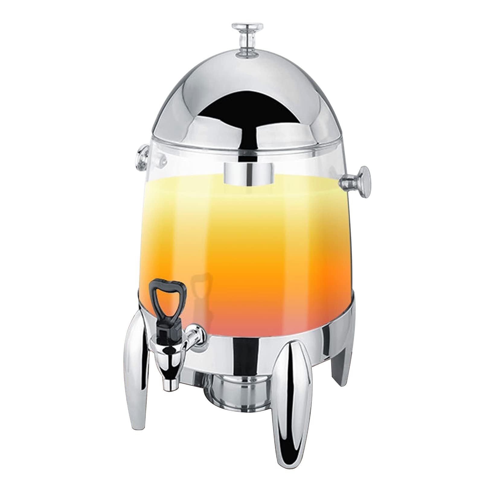 asdchZen Beverage Dispenser 12L Hot And Cold Beverage Dispenser With Center Ice Core Durable And Long-Lasting For Buffet Restaurants Parties Juice,Color2