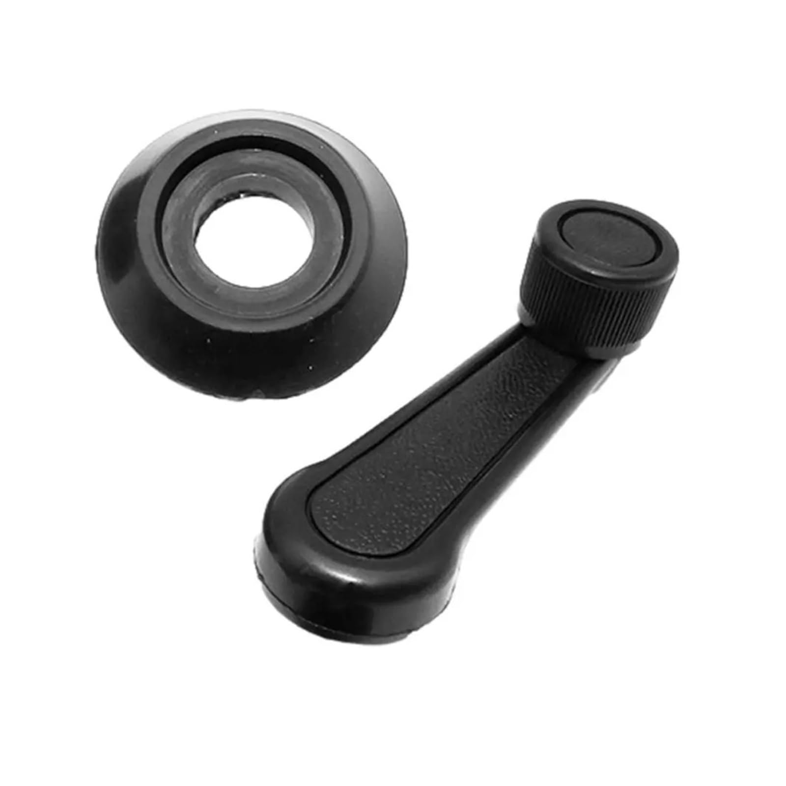 SAUANMNKTP Electric Window Regulator Car Door Window Handle Connect Winder Crank Automotive Replacement Riser Front PassengerWithout(Black)