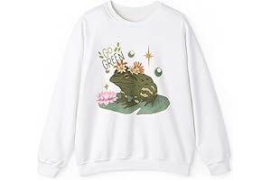 Frog-Themed, Go-to-Green Sweatshirt