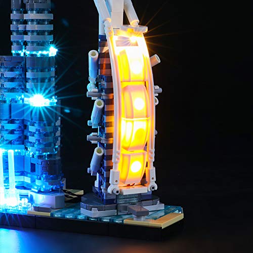 Image of BRIKSMAX LED Lighting Set for Lego Architecture Dubai, Compatible with Lego 21052, 1603 Pieces