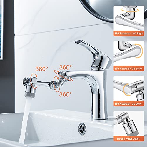 Aeratore per Rubinetto Girevole a 1080°, Testa