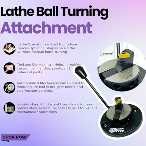 Accesorio de torneado de bola de torno de 38 mm con herramienta de precision para evitar desvios 4