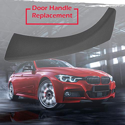 Capa de puxador para painel externo interno e externo slibrat preta ABS lado direito para E90