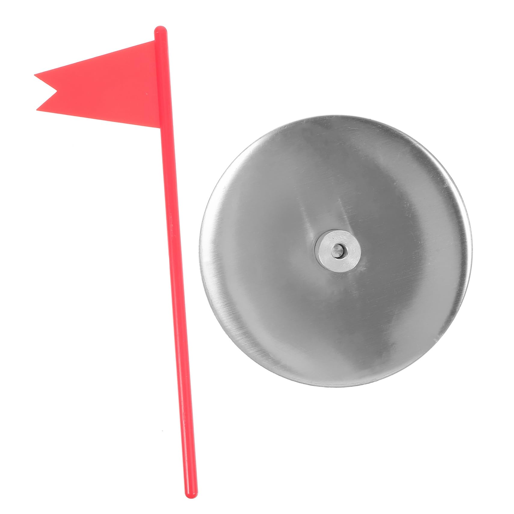 balacoo Golf Hole Cup Golf Flags for Putting Green Portable Putting Cup Metal Green