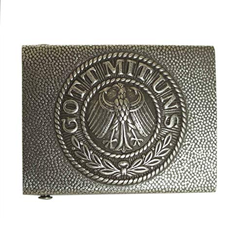 Koppel-Schloss mit Schriftzug \" GOTT MIT UNS \" (Repro) RW Feldgrau Koppel-Schloss mit Schriftzug \" GOTT MIT UNS \" (Repro) RW Feldgrau