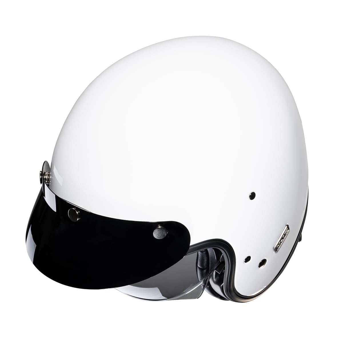 HJC V31 Solid Retro Jet kask (biały, XL (60/61))