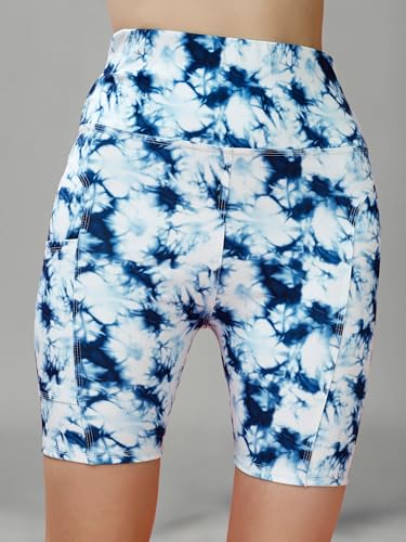 Image of Cycling Shorts for Women | High Waist Activewear Shorts | Knee Length Shorts | Workout Shorts for Women | Yoga Shorts