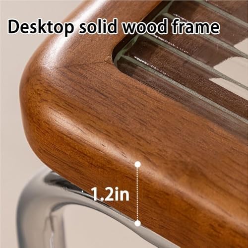 Modern Nesting Coffee Table Set of 2 - Rattan & Glass Top, Square End Tables for Small Spaces, Multi-Purpose Design, Stylish Black Finish for Apartments