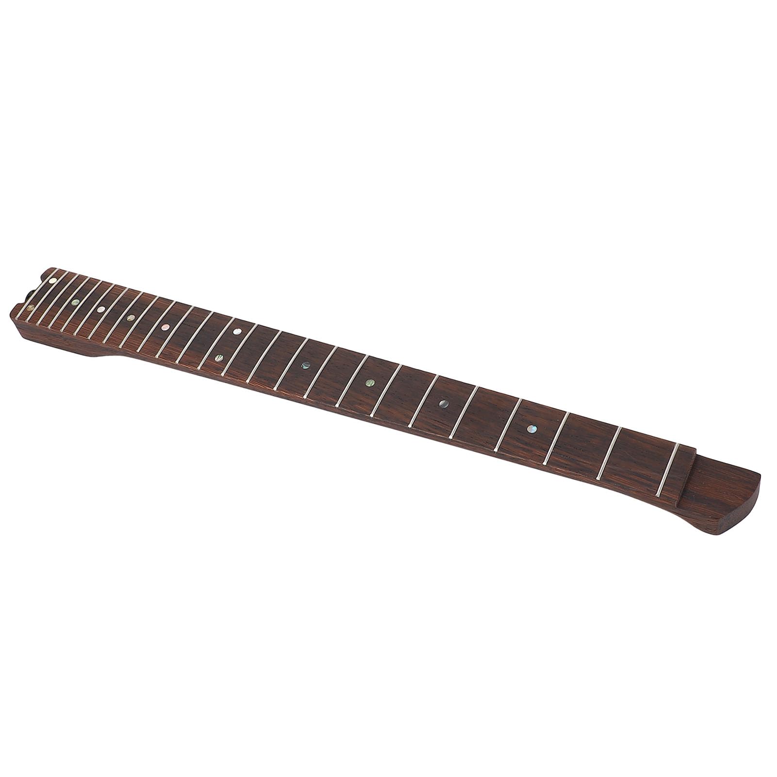 SEAFRONT Sostituzione Tastiera in Legno D'acero con Manico per Chitarra Elettrica a 25 Tasti con Raggio da 14 Pollici e Intarsi in Abalone per Spettacoli e Jam Session