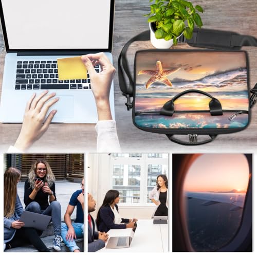 Maletín para laptop de 15 pulgadas con correa ajustable miniatura 6