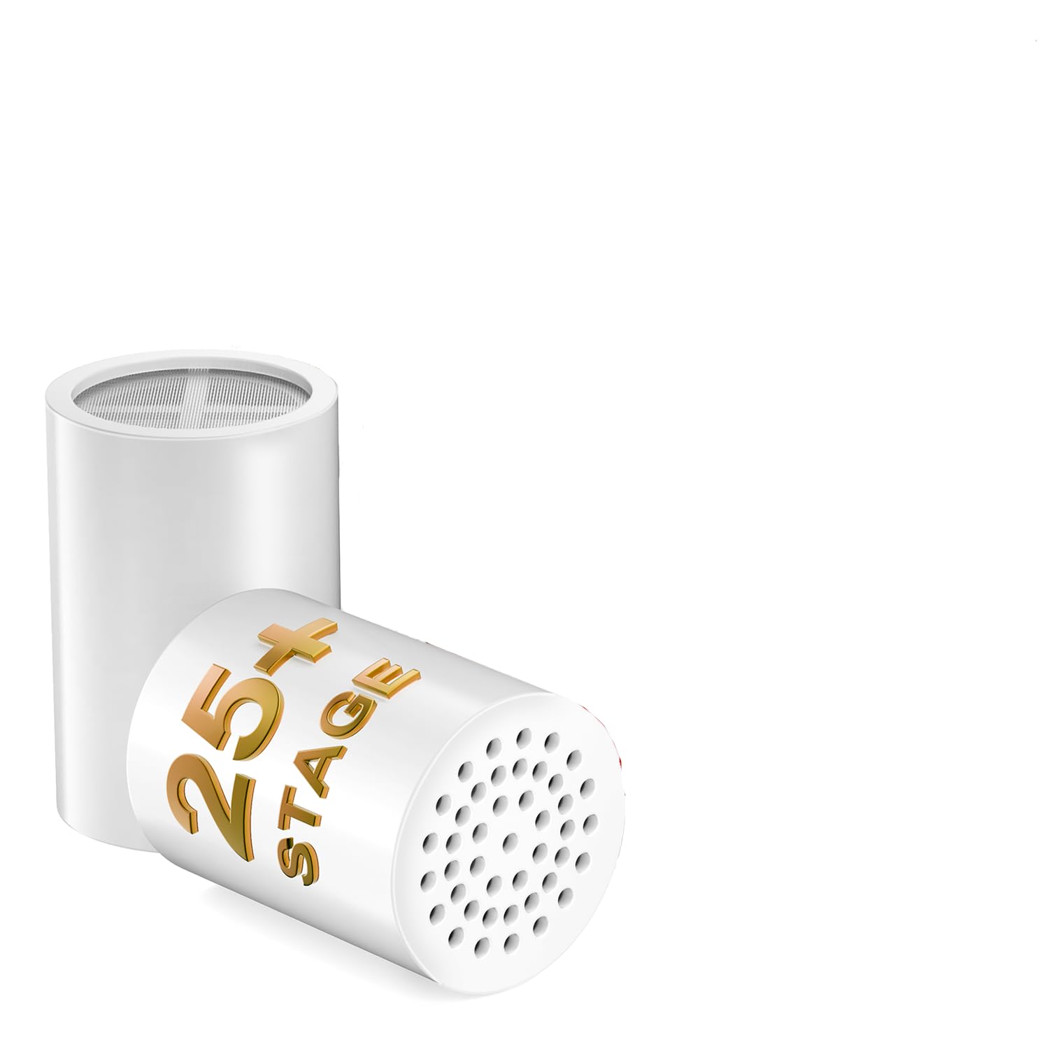 Universal Shower Filter Core for Standard Type Shower Fillter - 25 STAGE Core - Two Replacement - High Output - Shower Water Filtering - Improving Body Condition - Bronze