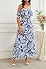 Ystguic Womens Cold Off Bare The Shoulder Maxi Sum... #3