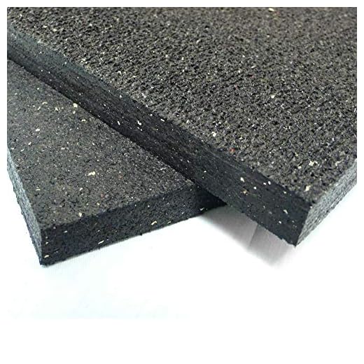 Rubber-Cal 03_109_W_23 Shark Tooth Heavy Duty Mat, Black, 3/4-Inch x 2 x 3-Feet