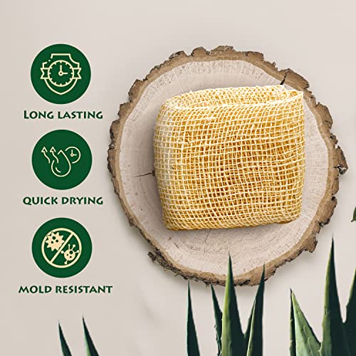 Ayate 073346 Washcloth, Face & Body Exfoliating Wash Cloth For Shower, Body Loofah Alternative, Scrub Towel, Resists Mold, Made From Agave Fiber thumb #6