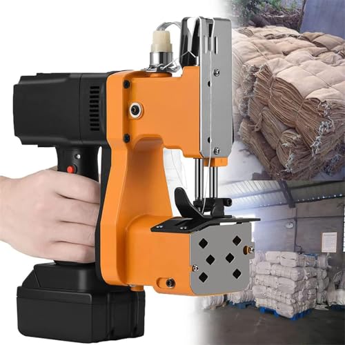 Máquina de Coser Sacos, Batería de Gran Capacidad, dos Tipos de Métodos de Corte de Hilo, Inalámbrica, para Bolsas de Piel de Serpiente Trenzada, Sacos, Tejidos, Bolsas de Arroz