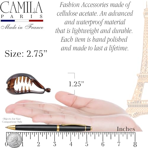 Pinza para cabello pequeña de 2.75 pulgadas estilo Camila Paris miniatura 3