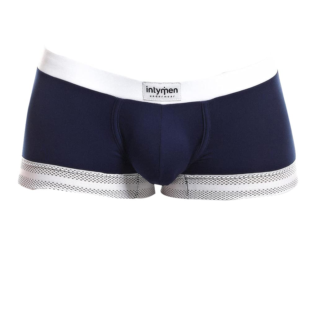 IntymenMens Comfort Underpants Quads Trunk Micro Pouch Full Coverage Boxer Underwear