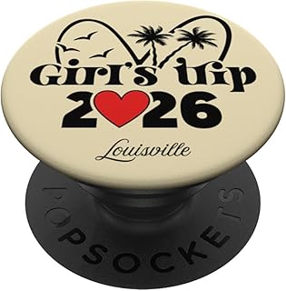 Womens 2026 Girls Trip Louisville PopSockets Adhesive PopGrip