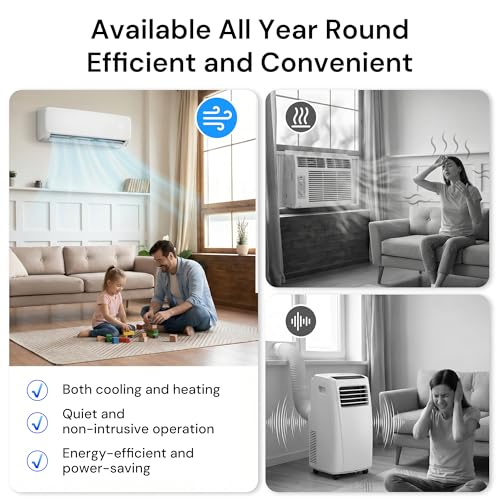 Image of MEPTY 24000BTU Mini Split AC /Heating System, 19 SEER2 Energy Efficient Mini Split Air Conditioner with Heat Pump, 230V Cools Up to 1500sq.ft, Ductless Inverter AC Unit with Pre-Charged Condenser