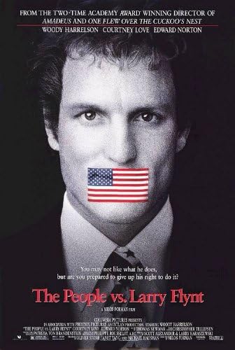 PEOPLE VS. LARRY FLYNT 27"x40" DS Original Movie Poster One Sheet Woody Harrelson 1996