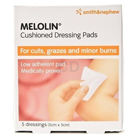 Melolin Cushioned Dressing Pads for First Aid Cover