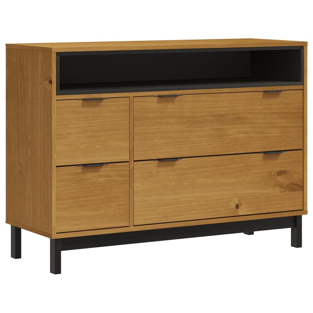Générique Komoda FLAM 110x40x80 cm lite drewno sosnowe