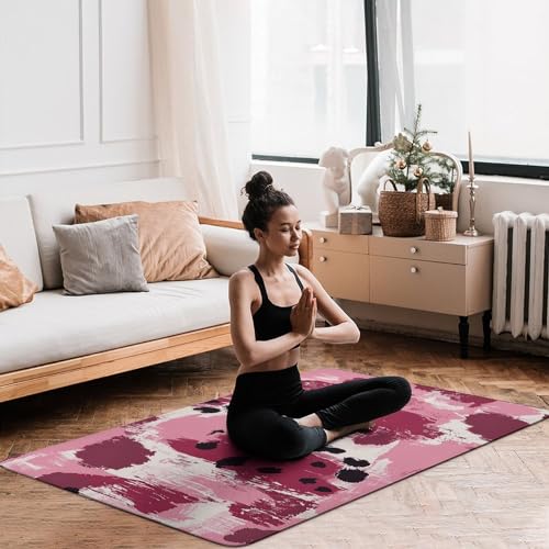 Tapis de sol léopard 152x101 cm absorbant et antidérapant - 7