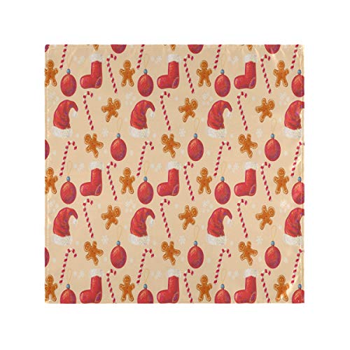 Serviette de table en tissu polyester lavable 50x50 cm pour décoration de table - 2
