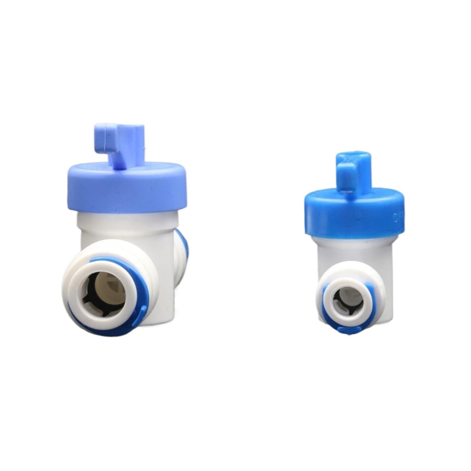 Tube PE 1/4" 3/8" OD, raccord de tuyau, droit, vanne à boisseau sphérique contrôlée par contre-lavage, filtre eau for aquarium, système d'osmose inverse Convient aux réservoirs d'eau(1/4",10pcs)