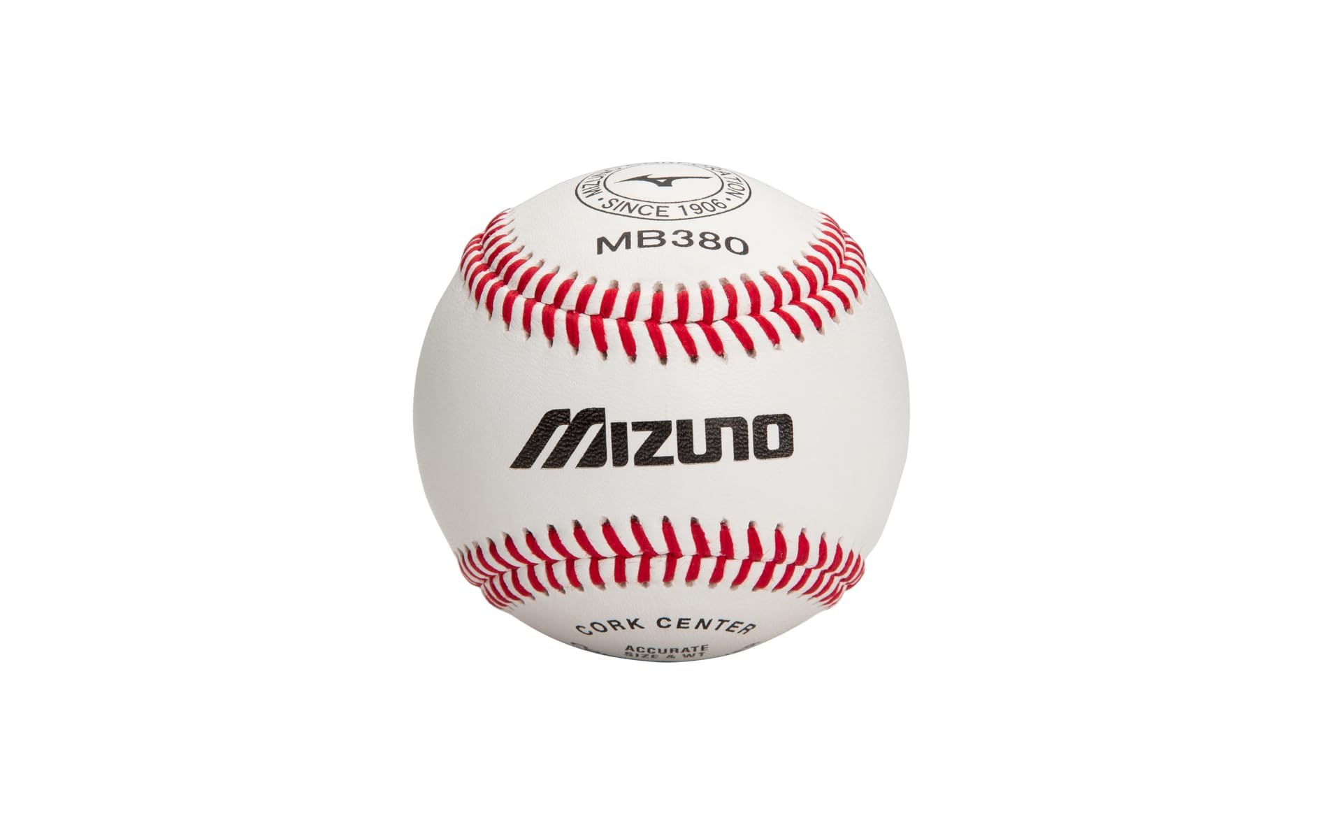 Mizuno MB380 Sırçalı Deri Genç/Yetişkin Beyzbol - Bir Düzine Kutu (12)