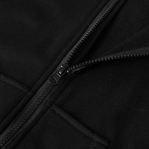 Image of Spring&Gege Boys Zip up Hoodie Soft Solid Classic Full Zip Hooded Sweatshirts for Kids (3-14 Years)
