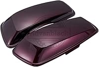 Vista 11 de Moto Onfire Alforja de tapas regulares para alforjas duras Harley Touring Street Glide 2014-2022 (whisky ámbar)