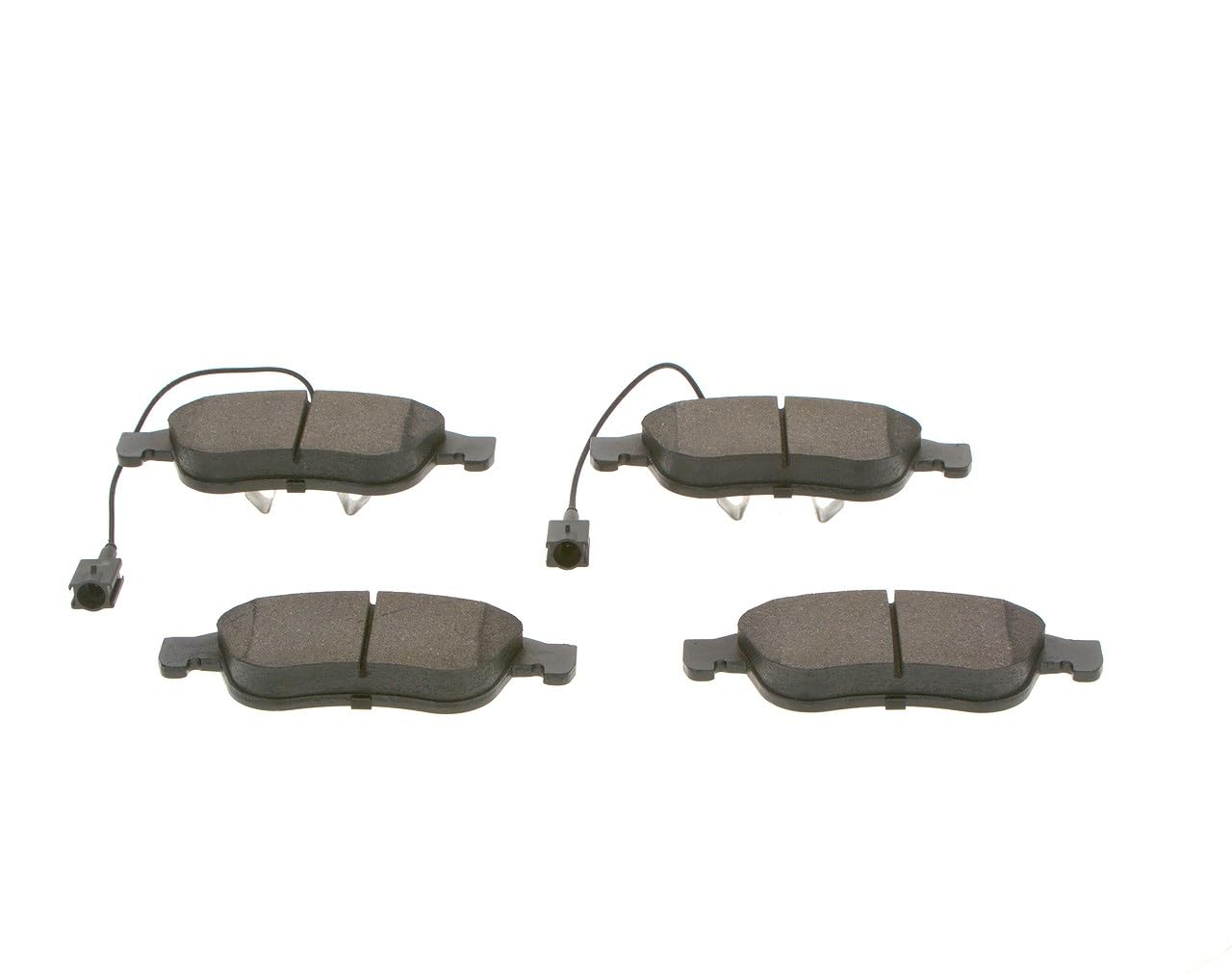 Bosch BP1675 - Pastiglie Freni Auto, Asse Anteriore - Qualità Bosch - Riduzione del Rumore e della Polvere - Certificazione ECE-R90 - Senza Rame - 1 Confezione da 4 Pastiglie