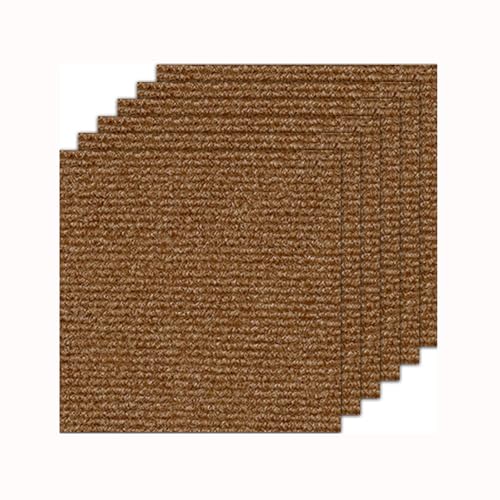 Blissbuilt 30 * 3cm Losetas De Moqueta,Moqueta para Suelo Adhesiva,Instalación DIY Fácil,Antideslizantes,Fáciles de Pelar y Pegar,para Oficina,Dormitorio,Salón,Gimnasio,Sótano-12 Piezas