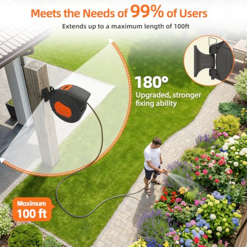 Retractable Garden Hose Reel - image 6