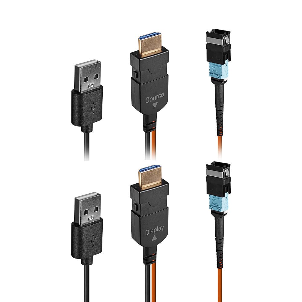 Lindy - Przedłużacz światłowodowy HDMI 8K60 MPO 100 m