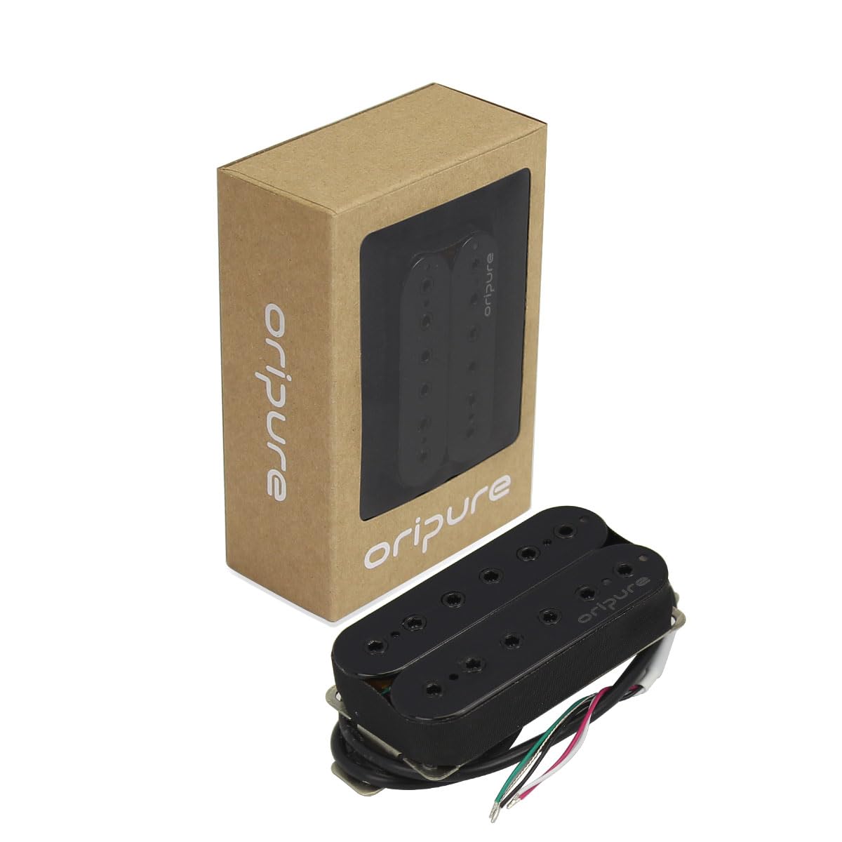 OriPure High Output Alnico 5 Humbucker Pickups Electric Guitar Bridge Pickup 16.6K, Black, Bridge(16.6K) - Image 3