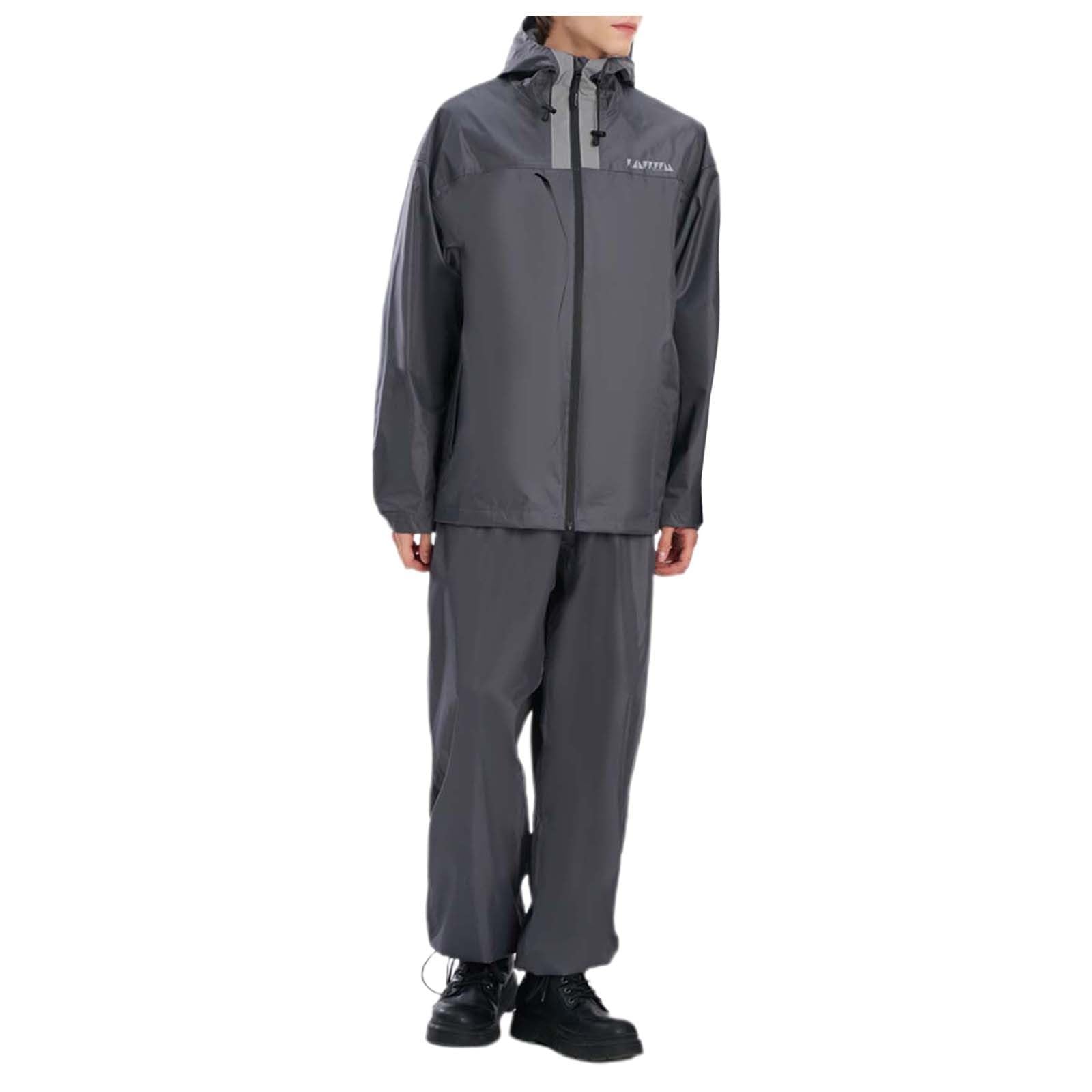 Chubasquero para hombre, impermeable, transpirable, chubasquero ligero con capucha, capa de lluvia, traje deportivo al aire libre, golf, senderismo, ocio
