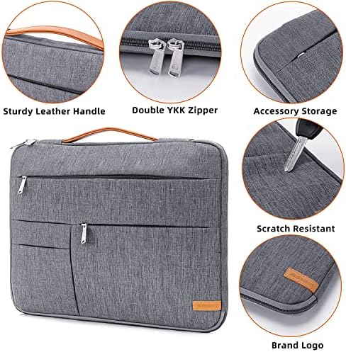 DOISO Housse De Protection Pour Ordinateur Portable De 15,6" Avec