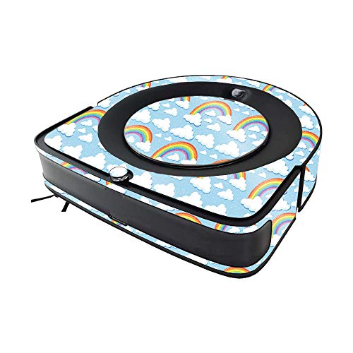 Image of MightySkins Glossy Glitter Skin Compatible with iRobot Roomba s9 Vacuum - Over The Rainbow | High-Gloss Glitter Finish | Easy to Apply and Change Styles | Made in The USA