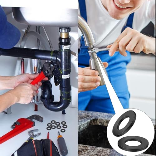 150PCS Gummi Unterlegscheiben,Unterlegscheiben Gummi,Gummitülle,Unterlegscheiben Gummi,Sortiment Von Unterlegscheiben M5 M6 M8 M10