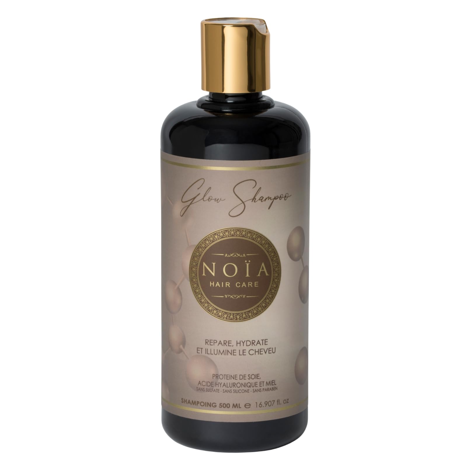 Silk Protein, Hyaluronic Acid & Honey Shampoo - Glow Collection - NOÏA HAIR - 500ML